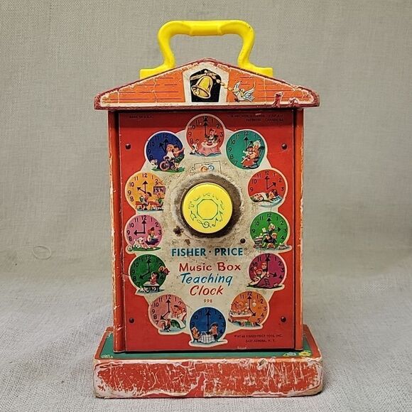 Fisher Price Corn popper, Mother Goose Says, teaching clock.( set H) - Picture 7 of 13